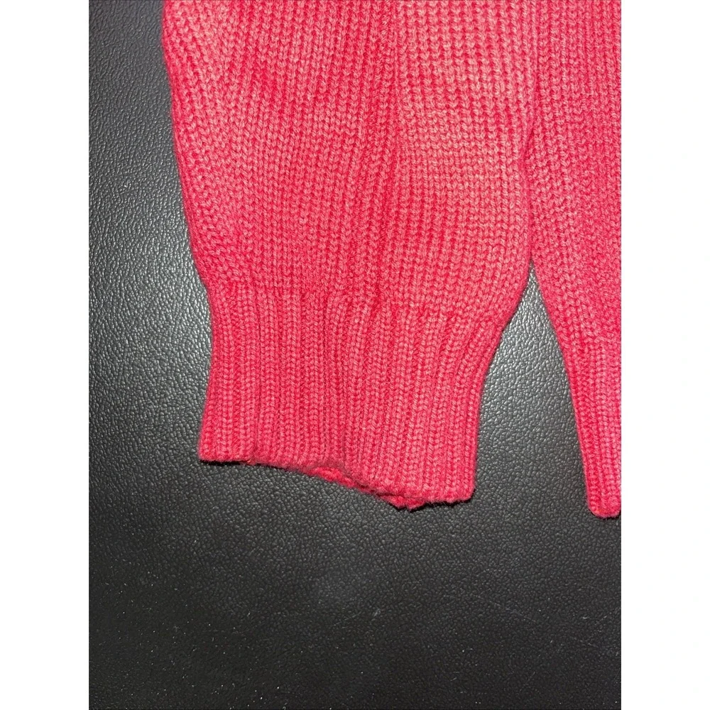 Bill Blass Red Striped Crew Neck Long Sleeve Knit Sweater Mens Large L - Picture 5 of 11